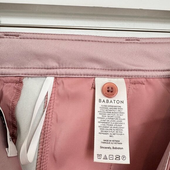 Babaton Aritzia Faux Leather Command Trouser Pants Straight Leg Mid Rise Size 2 - Picture 7 of 11